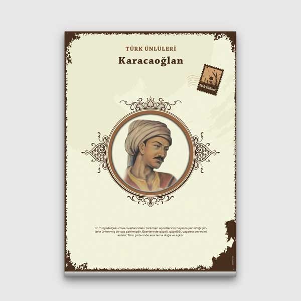 Karacaoğlan Türk Büyüğü Tablosu – F-603