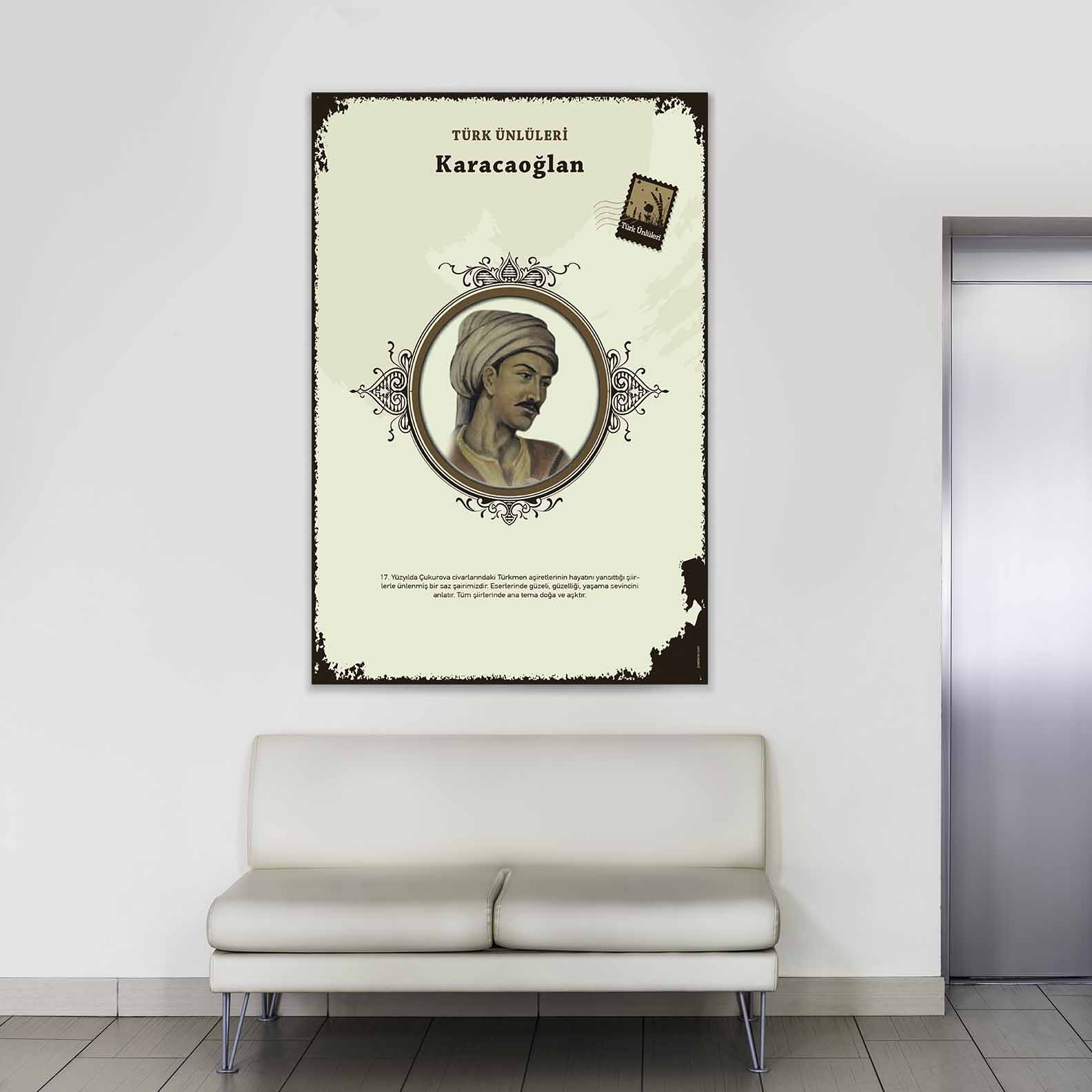 Karacaoğlan Türk Büyüğü Tablosu – F-603