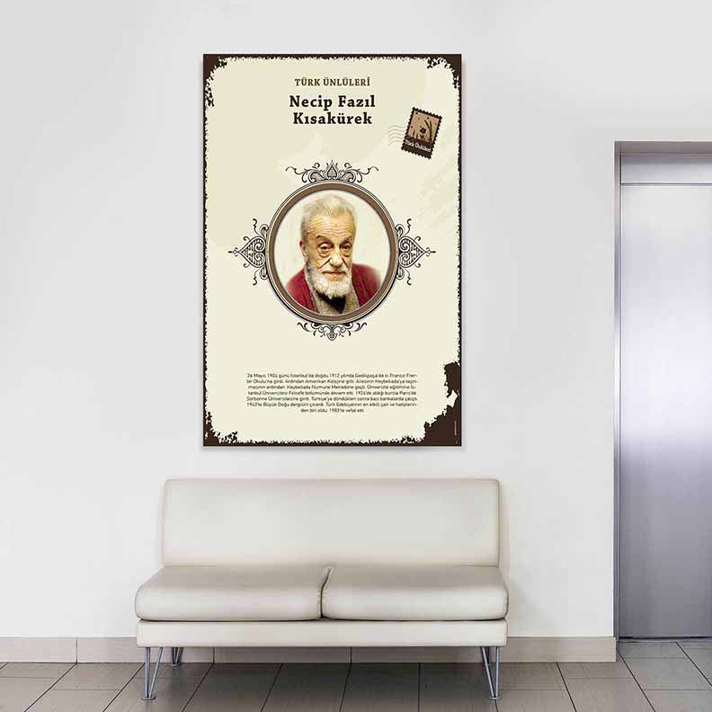 Necip Fazıl Kısakürek Türk Büyüğü Tablosu – F-591