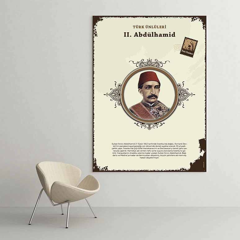 II. Abdülhamid Türk Büyüğü Tablosu – F-582