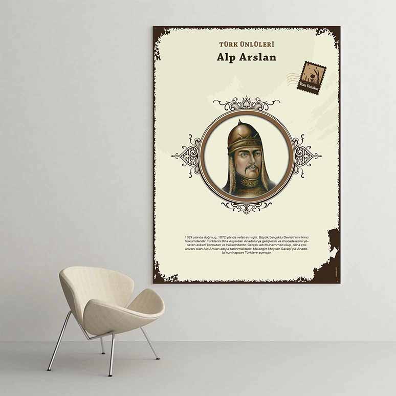 Alp Arslan Türk Büyüğü Tablosu – F-569