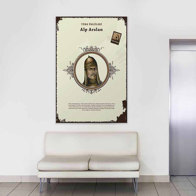 Alp Arslan Türk Büyüğü Tablosu – F-569