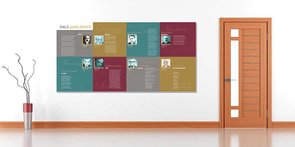 turkce-edebiyat-sinifi-posterleri-f-210-01 Ünlü Şairlerimiz Eğitim Posteri - Türk Edebiyatı Şairler Panosu F-210