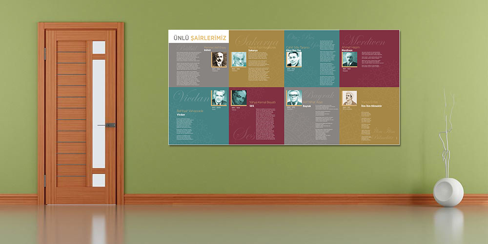 turkce-edebiyat-sinifi-posterleri-f-210-03 Ünlü Şairlerimiz Eğitim Posteri - Türk Edebiyatı Şairler Panosu F-210