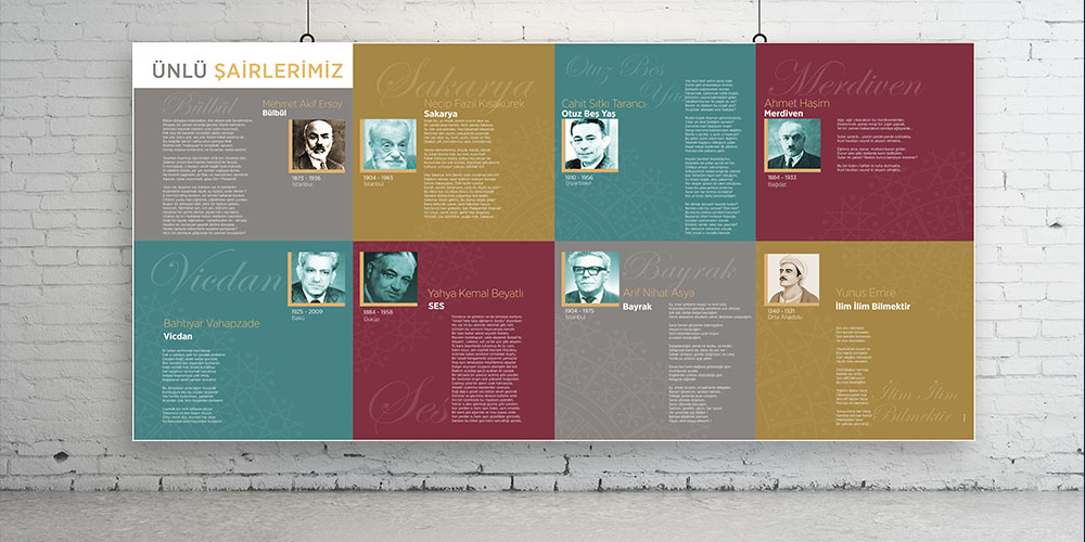 turkce-edebiyat-sinifi-posterleri-f-210-05 Ünlü Şairlerimiz Eğitim Posteri - Türk Edebiyatı Şairler Panosu F-210