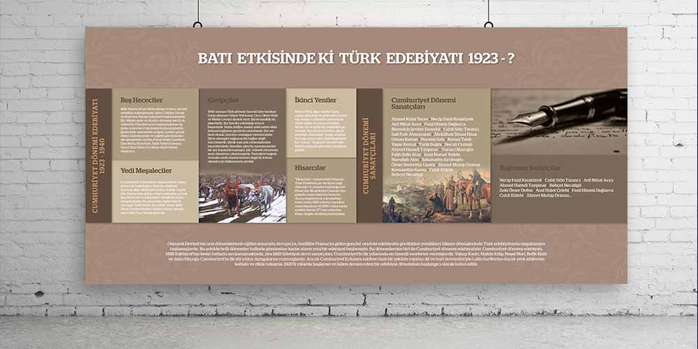 turkce-edebiyat-sinifi-posterleri-f-215-04 Cumhuriyet Dönemi Türk Edebiyatı Posteri - Edebiyat Akımları Sınıf Panosu F-215