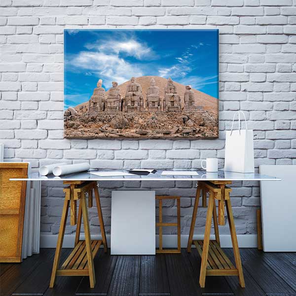 Nemrut Dağı Anıtsal Taş Heykeller Kanvas Tablo 11990