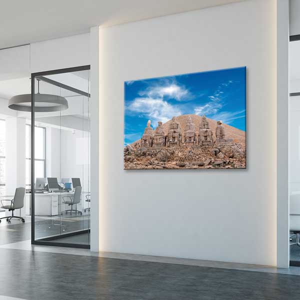Nemrut Dağı Anıtsal Taş Heykeller Kanvas Tablo 11990