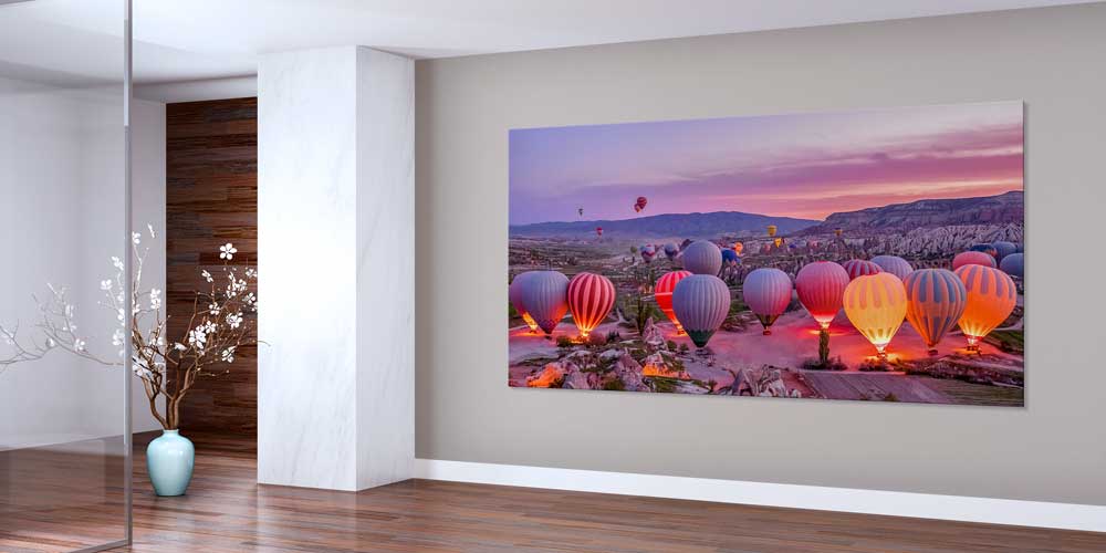 Kapadokya Gün Doğumu Balon Manzarası Büyük Ebat Duvar Dekor Ürünü 11936
