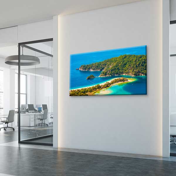 turkey-landscape-wall-art-12049-02 Turkuaz Koy ve Yarımada Manzarası Kanvas Tablo 12049