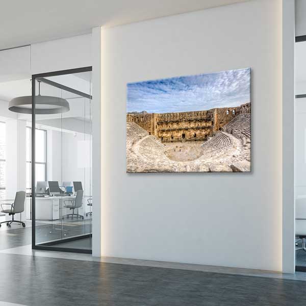 Antik Tiyatro İç Mekân Manzarası Kanvas Tablo 12025