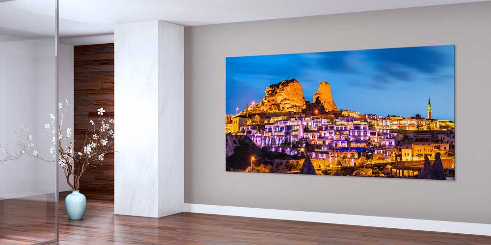 Kapadokya Anadolu Gece Manzarası Büyük Ebat Duvar Dekor Ürünü 11928