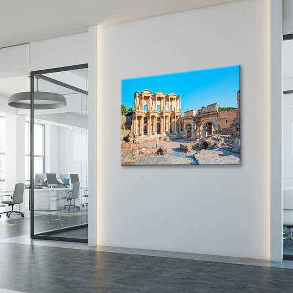 Antik Kent Cephe Yapısı Kanvas Tablo 12014