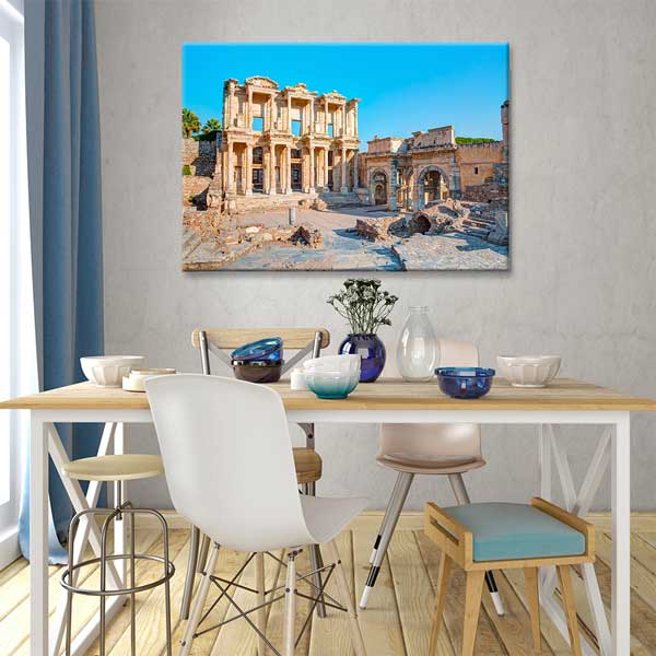 Antik Kent Cephe Yapısı Kanvas Tablo 12014