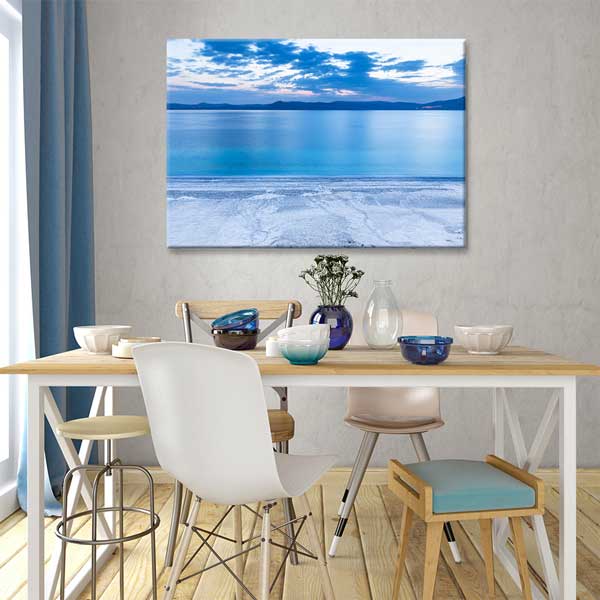Minimal Deniz ve Ufuk Çizgisi Kanvas Tablo 12031