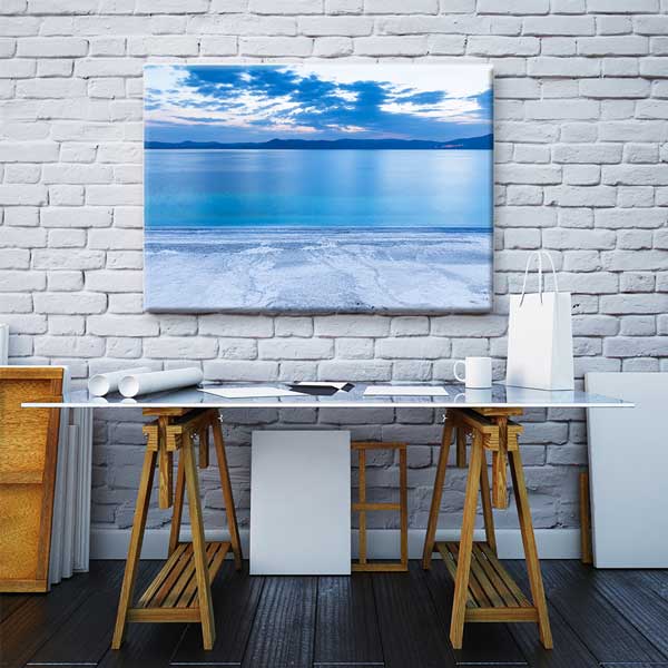 Minimal Deniz ve Ufuk Çizgisi Kanvas Tablo 12031