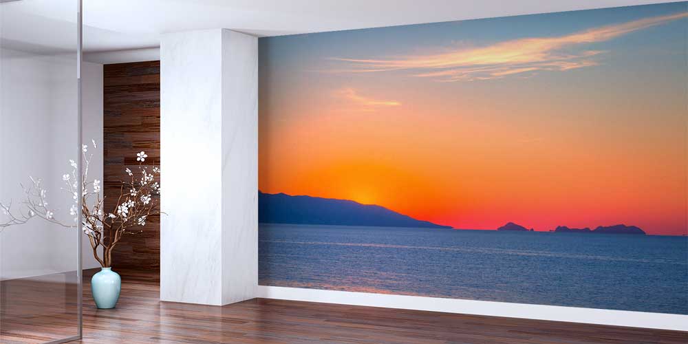 turkey-wallpaper-art-11505-01 Gün Batımı Deniz Manzaralı Duvar Kağıdı 11505