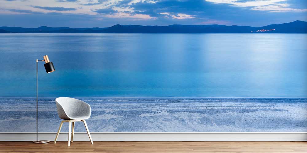 Sakin Deniz ve Ufuk Manzaralı Duvar Kağıdı 11507