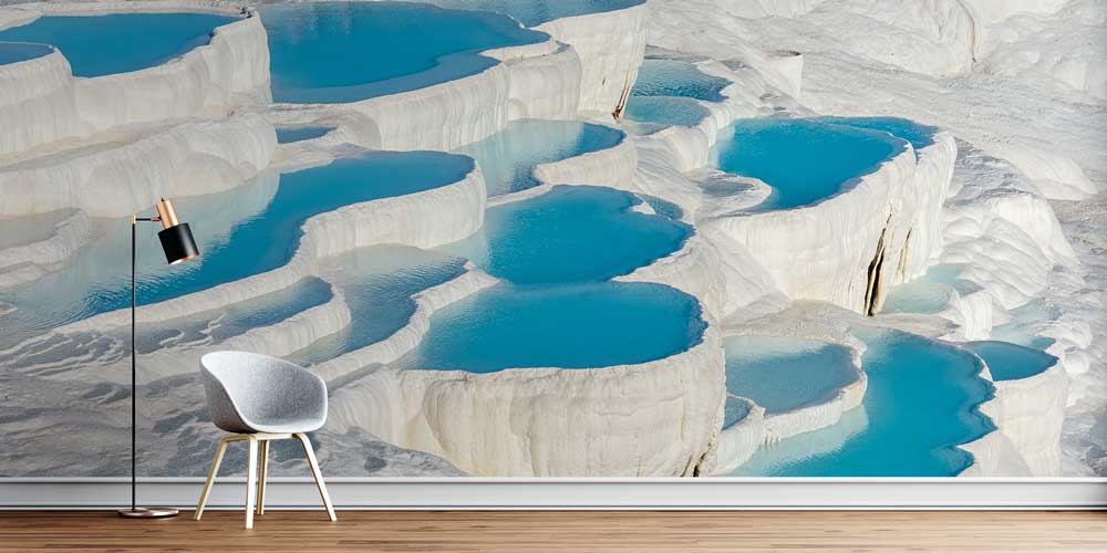 turkey-wallpaper-decor-11511-00 Pamukkale Travertenleri Manzaralı Duvar Kağıdı 11511