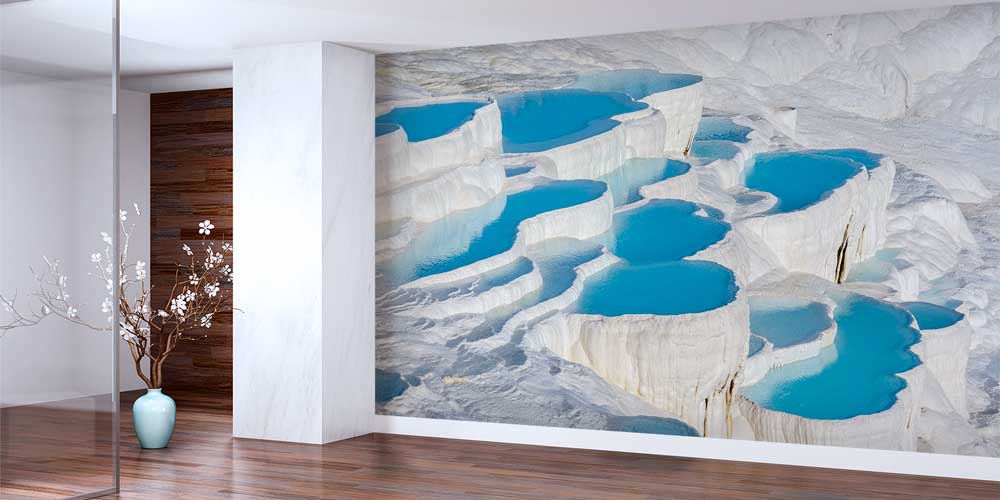 Pamukkale Travertenleri Manzaralı Duvar Kağıdı 11511