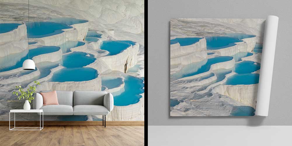 Pamukkale Travertenleri Manzaralı Duvar Kağıdı 11511