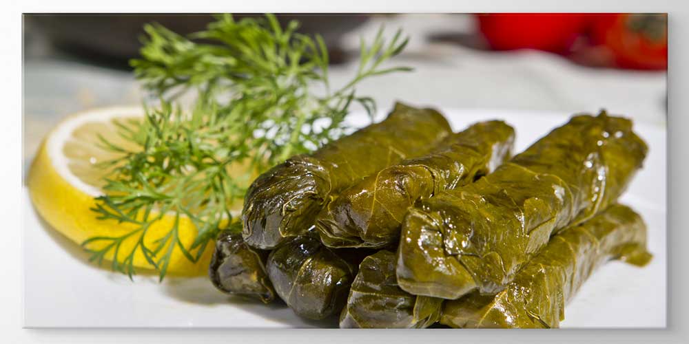 Zeytinyağlı Yaprak Sarma Temalı Büyük Ebat Duvar Dekoru – 12478