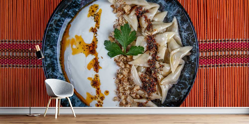 Anadolu Mutfağı Mantı Temalı Duvar Kağıdı 12399