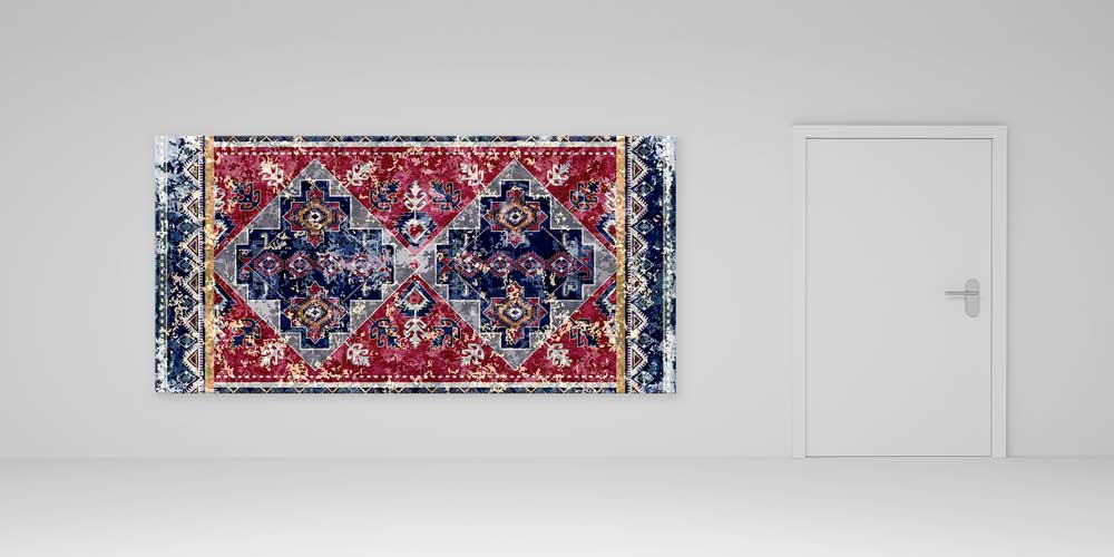 Geleneksel Anadolu Kilim Desenli Büyük Ebat Duvar Dekoru 11977