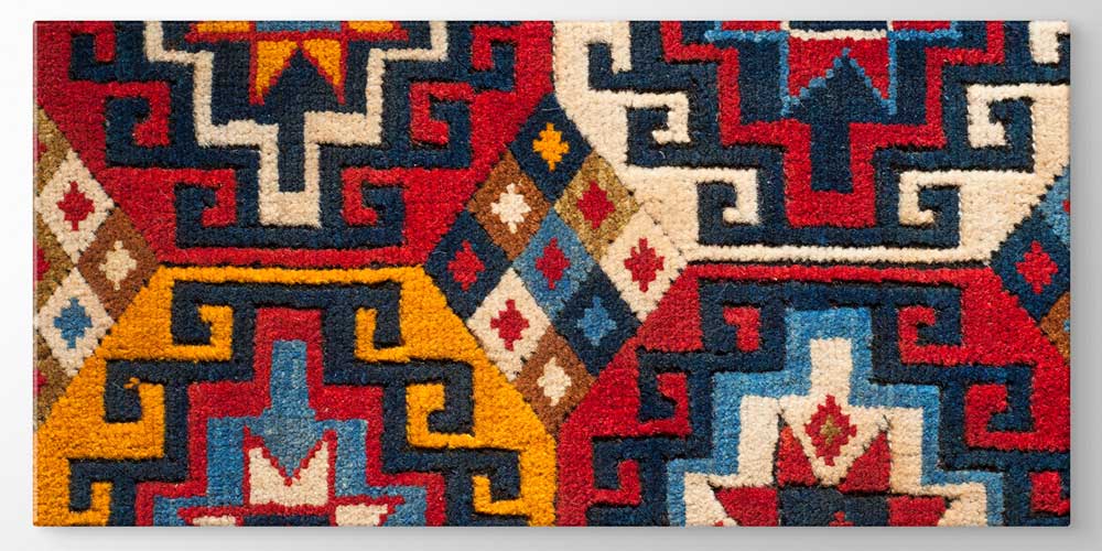 Geleneksel Anadolu Geometrik Kilim Motifli Büyük Ebat Duvar Dekoru 11979