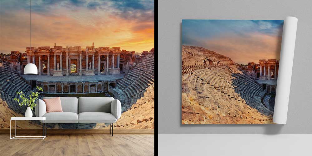 Antik Amfitiyatro Manzaralı Duvar Kağıdı 11503