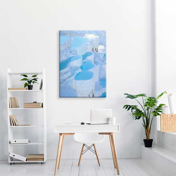 Pamukkale Travertenleri ve Termal Havuzlar Kanvas Tablo 12063