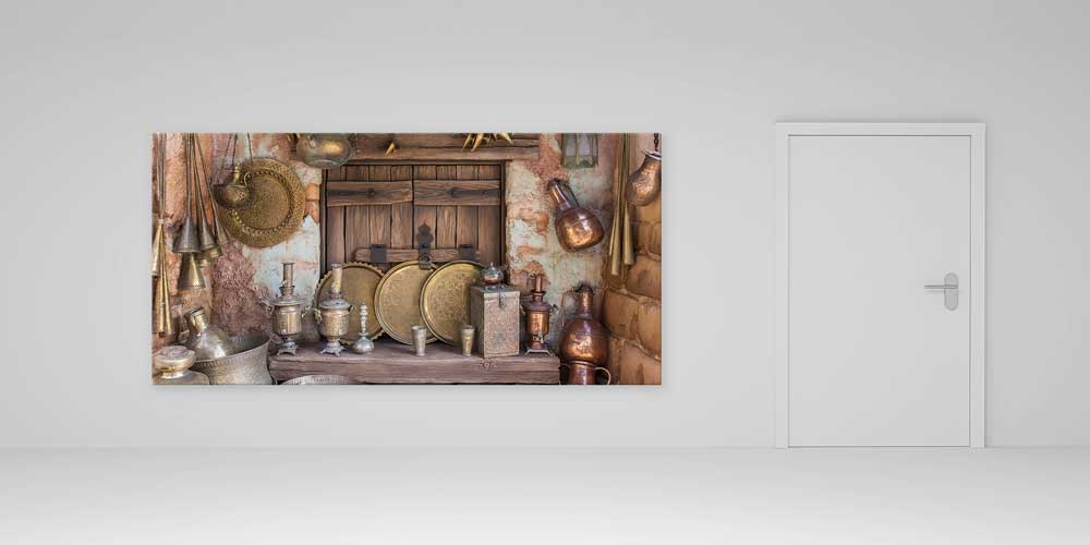 Geleneksel Türk Bakır İşlemeleri Temalı Büyük Ebat Duvar Dekoru 11974