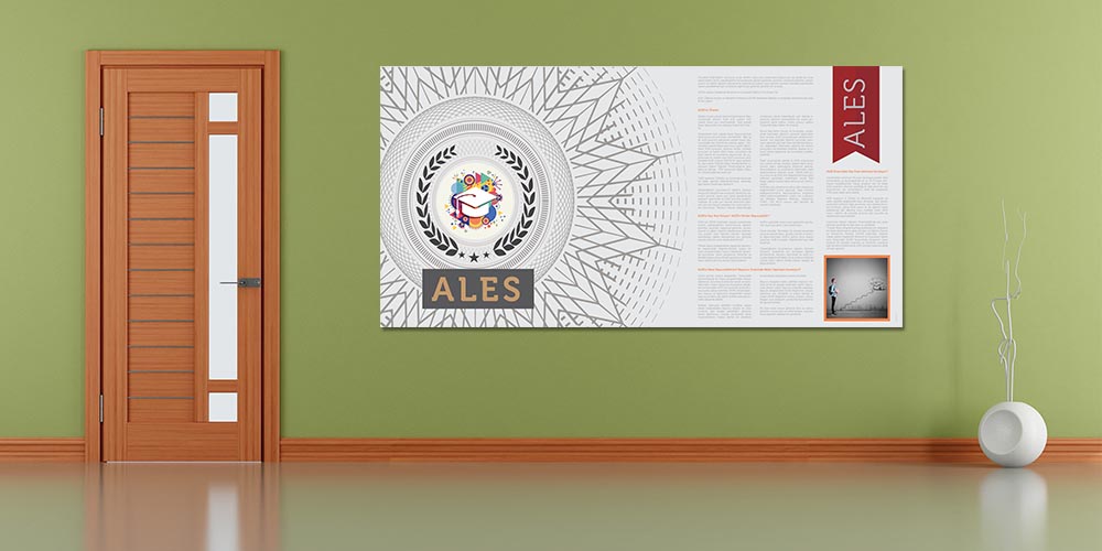universite-dekorasyonu-3110-04 ALES Akademik Kariyer Dekoratif Poster 3110