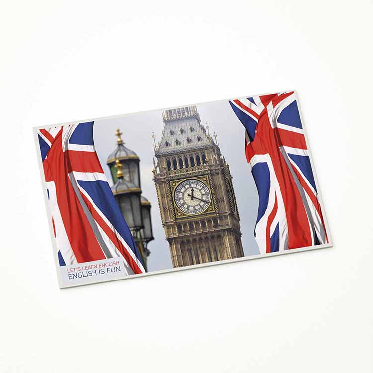 Let's Learn English English Is Fun Big Ben Temalı Posteri – 3255