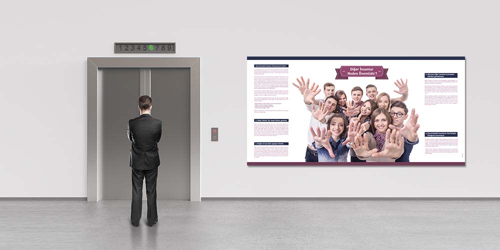 Sosyal İlişkiler ve İletişim Dekoratif Posteri  3043