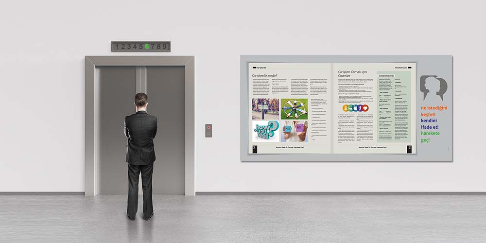 Girişkenlik ve İfade Dekoratif Posteri  3044