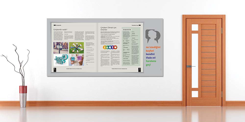 Girişkenlik ve İfade Dekoratif Posteri  3044