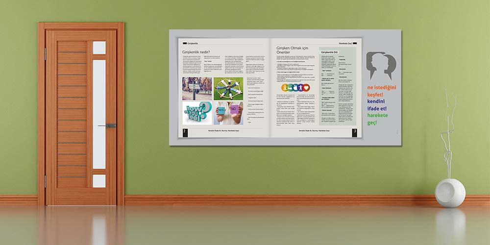 Girişkenlik ve İfade Dekoratif Posteri  3044