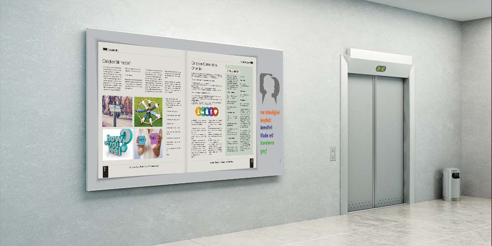 Girişkenlik ve İfade Dekoratif Posteri  3044