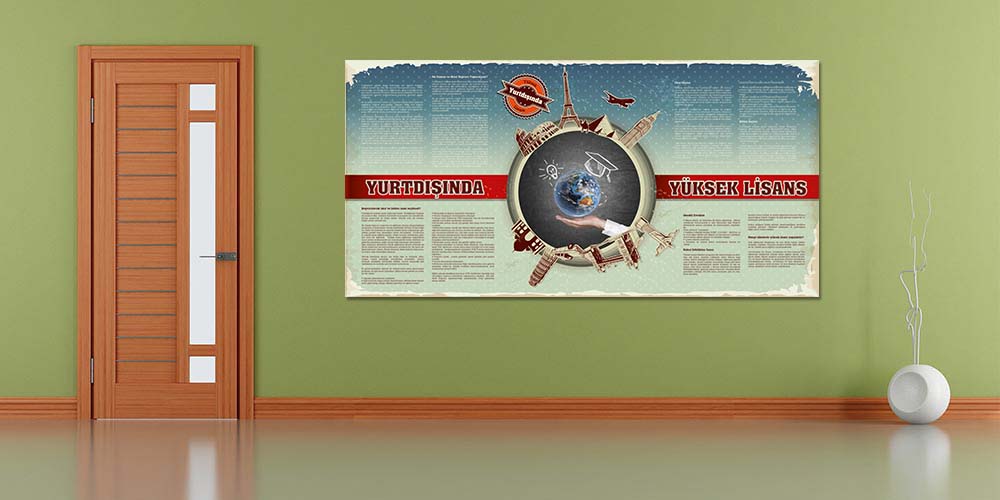 Yurtdışında Yüksek Lisans Dekoratif Poster  3114