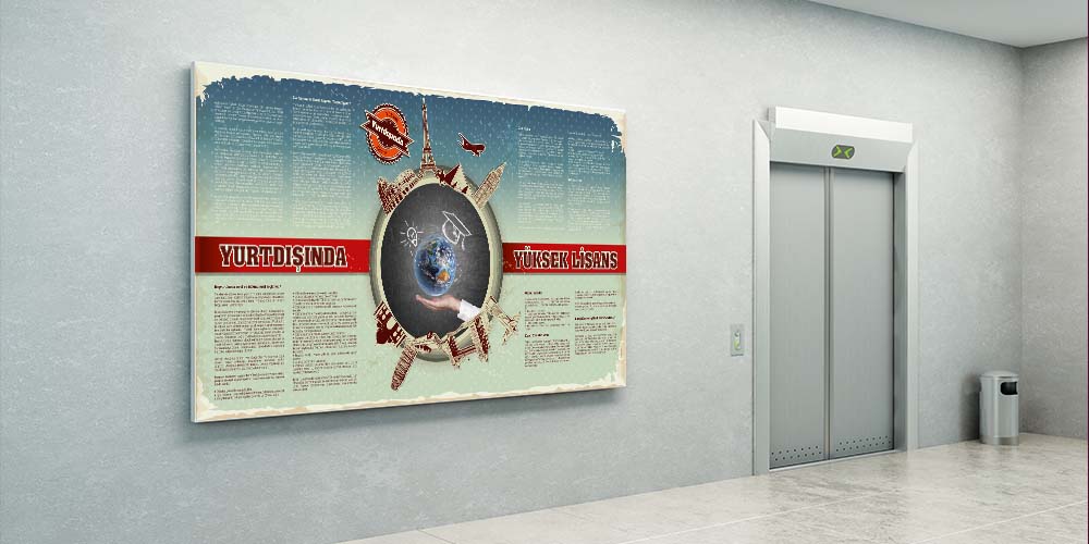 Yurtdışında Yüksek Lisans Dekoratif Poster  3114