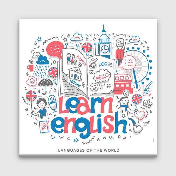 universite-duvar-kagidi-3295-0 Learn English Dünya Dilleri Doodle Eğitim Posteri – 3295