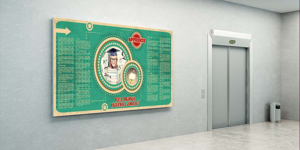 universite-duvar-kagitlari-3113-09 Tez Hazırlık Motivasyon Dekoratif Poster 3113