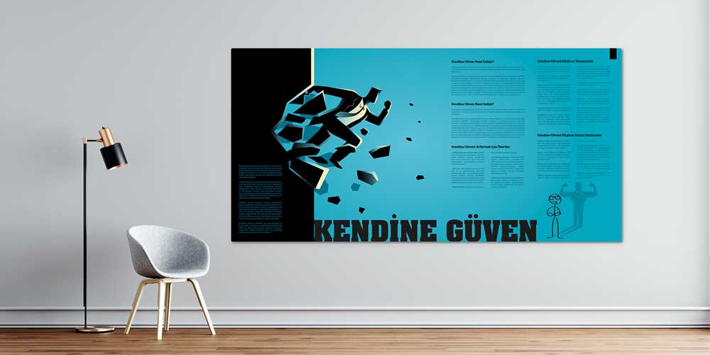 Kendine Güven Geliştirme Motivasyon Posteri 3359