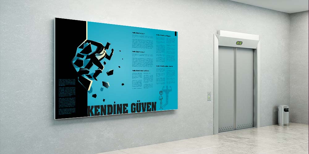 universite-duvar-kaplamalari-3359-08 Kendine Güven Geliştirme Motivasyon Posteri 3359