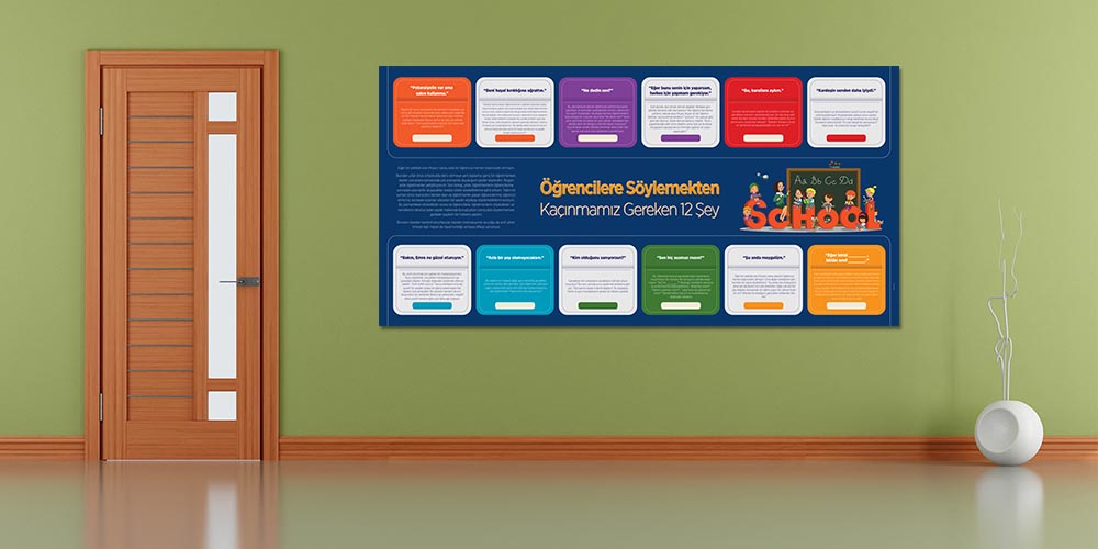 Öğrencilere Söylemekten Kaçınılması Gereken 12 Şey Posteri  3133