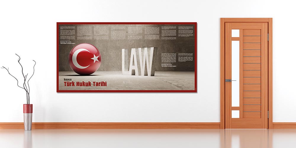 Hukuk ve Adalet Temalı Üniversite Dekor Poster 3138