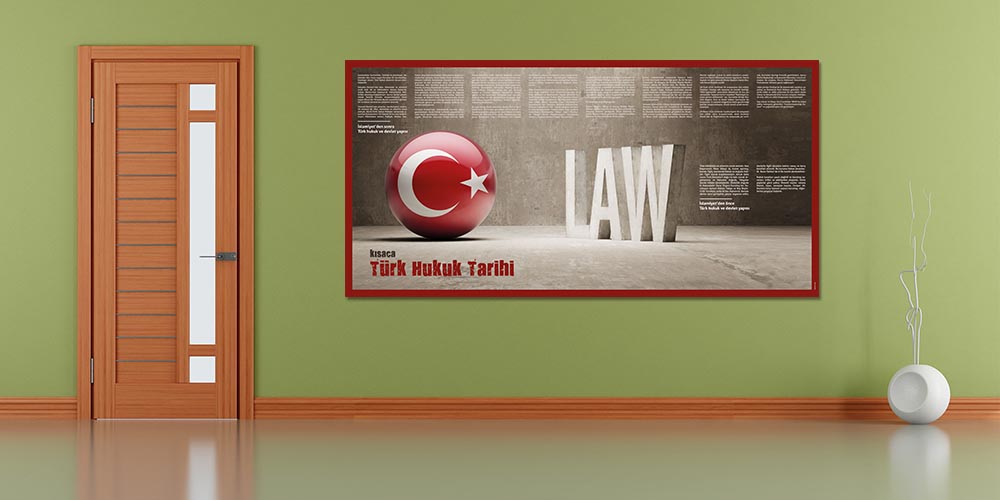 Hukuk ve Adalet Temalı Üniversite Dekor Poster 3138
