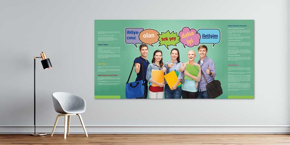 Daha İyi İletişim Motivasyon Posteri  3045