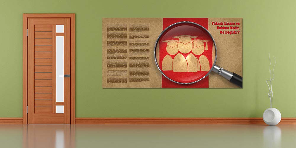 universite-suslemeleri-3115-04 Yüksek Lisans ve Doktora Bilgilendirme Dekoratif Poster 3115